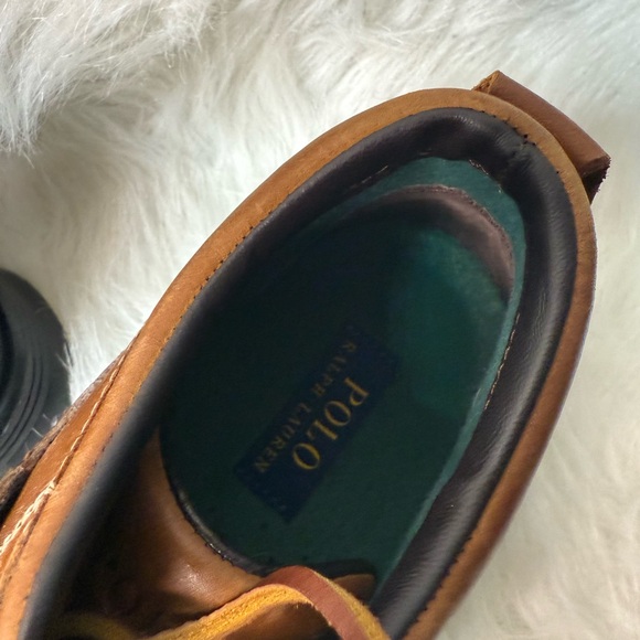 Ralph Lauren Tan and Brown Leather Shoes - Picture 4 of 8
